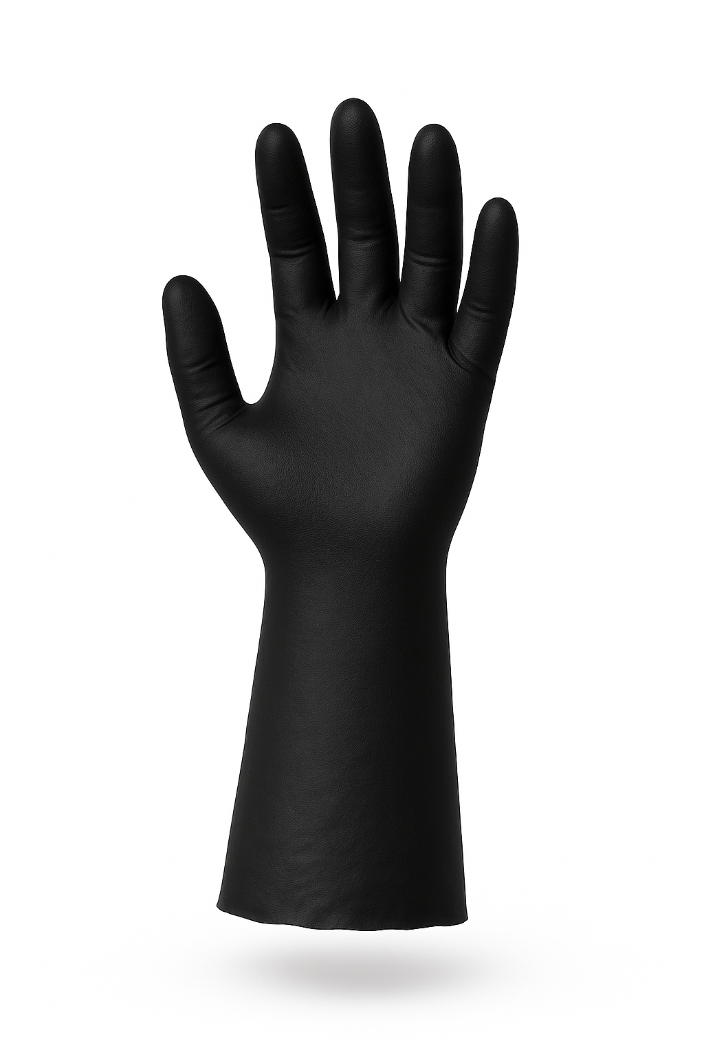 Nitrile Viking Long Cuff Gloves, Black 8 mil (LARGE) – 12”, 50 gloves/box, 10 boxes/case